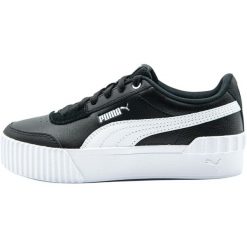 Puma CarinaLift, Czarny. Białe buty sportowe lifestyle Puma, bez wzorów, sportowe, bez zapięcia. Za 190.99 zł.