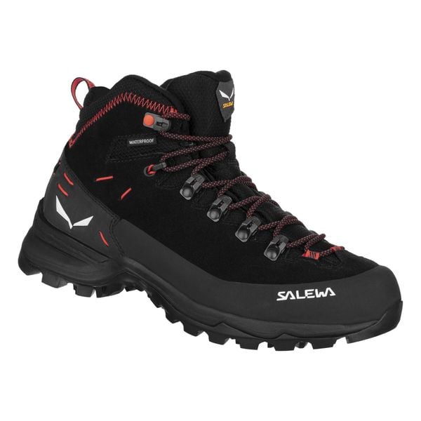 Buty Trekkingowe Damskie Salewa Alp Mate Winter Mid Ptx. Czarne buty trekkingowe Salewa, bez wzorów, z materiału, bez zapięcia, trekkingowe. Za 913.00 zł.