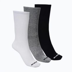 Skarpety SKECHERS Non Tery Crew Arch Support 3. Białe skarpetki Skechers, bez wzorów, z bawełny. Za 39.99 zł.