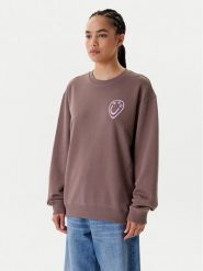 HUGO Bluza 50545052 Brązowy Oversize. Brązowe bluzy Hugo, xl, bez wzorów, z bawełny, bez kaptura. Za 479.99 zł.