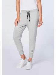 Chiemsee Spodnie dresowe "Levu" w kolorze jasnoszarym rozmiar: XL. Szare spodnie dresowe Chiemsee, bez wzorów, z bawełny. Za 86.99 zł.