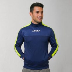 Kurtka Damasco do biegania i treningu niebiesko-żółta fluorescencyjna. Niebieskie kurtki do biegania LEGEA, xl, bez wzorów, z bawełny, bez kaptura, do biegania. Za 84.00 zł.