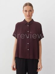 Someday Bluzka w kolorze ciemnofioletowym rozmiar: 36. Różowe bluzki someday., bez wzorów, z wiskozy, bez kołnierzyka, bez ramiączek. Za 131.43 zł.