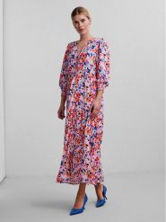 YAS Sukienka codzienna Alira 26026931 Różowy Regular Fit. Czerwone sukienki YAS, na co dzień, m, bez wzorów, z wiskozy, bez kołnierzyka, bez ramiączek, proste. Za 169.99 zł.