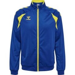 Kurtka z dresu Hummel Core 2.0. Niebieskie kurtki Hummel, bez wzorów, z dresówki, sportowe, bez kaptura. Za 223.50 zł.