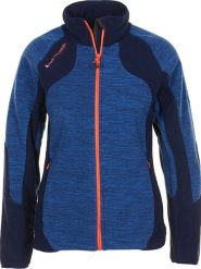 Peak Mountain Kurtka polarowa w kolorze niebieskim rozmiar: S. Niebieskie kurtki Peak Mountain, s, bez wzorów, z polaru, bez kaptura. Za 179.22 zł.