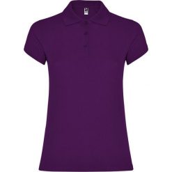 Damska Koszulka Polo W Gwiazdki. Fioletowe t-shirty sportowe ROLY, l, bez wzorów, bez ramiączek. Za 50.99 zł.