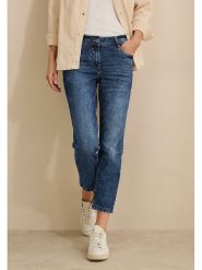 Cecil Dżinsy - Slim fit - w kolorze granatowym rozmiar: W29/L26. Niebieskie jeansy Cecil, l, z aplikacjami, ze skóry, klasyczne. Za 136.78 zł.
