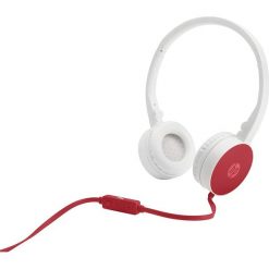 Słuchawki nauszne HP H2800 Biało-czerwony. Białe słuchawki nauszne HP. Za 59.99 zł.