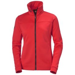 Damska kurtka polarowa Helly Hansen crew. Czerwone kurtki Helly Hansen, bez wzorów, z polaru, sportowe, bez kaptura. Za 309.99 zł.