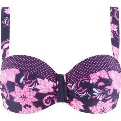 Biustonosz bikini na fiszbinach bonprix niebiesko-różowy. Bikini marki 4f. Za 79.99 zł.