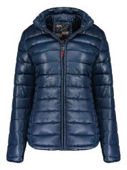 Canadian Peak Kurtka pikowana "Colombiana Basic" w kolorze granatowym rozmiar: XL. Niebieskie kurtki Canadian Peak, xl, bez wzorów, bez kaptura. Za 107.97 zł.