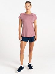 Dare 2b Koszulka sportowa "Corral Tee" w kolorze jasnoróżowym rozmiar: 44. Różowe t-shirty sportowe Dare 2b, bez wzorów, z materiału, bez ramiączek, outdoorowe. Za 65.85 zł.