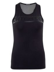 Chiemsee Top "Viviance" w kolorze czarnym rozmiar: XS. Czarne topy Chiemsee, xs, bez wzorów, z bawełny, bez kołnierzyka, bez ramiączek. Za 104.99 zł.