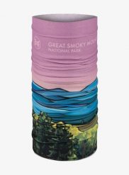 Chusta wielofunkcyjna Buff Coolnet UV National Parks - great smoky. Czerwone chusty Buff, na lato, bez wzorów, z elastanu. Za 89.99 zł.