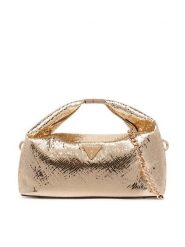 Guess Torebka Jewels Mini HWKG22 48740 Złoty. Żółte kopertówki Guess, z aplikacjami, ze skóry, wizytowe, bez dodatków. Za 544.99 zł.
