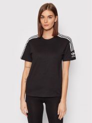 Adidas T-Shirt Tight Tee HF7457 Czarny Regular Fit. Czarne t-shirty adidas, bez wzorów, z bawełny, bez kołnierzyka, bez ramiączek. Za 79.99 zł.