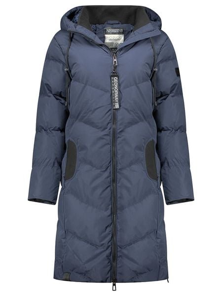 Geographical Norway Płaszcz zimowy "Bonus" w kolorze granatowym rozmiar: 3XL. Niebieskie płaszcze Geographical Norway, na zimę, xl, bez wzorów, z puchu, bez kaptura. Za 371.59 zł.