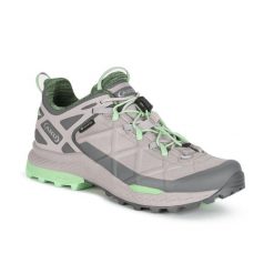 Buty turystyczne damskie AKU W'S ROCKET DFS GTX. Zielone buty trekkingowe Aku, bez wzorów, z materiału, bez zapięcia, trekkingowe. Za 771.00 zł.
