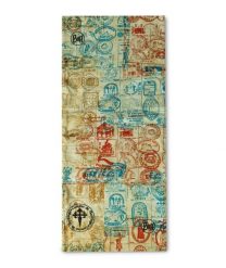 Chusta na szyję dla dorosłych Buff Coolnet UV+®. Żółte chusty Buff, na lato, bez wzorów, z elastanu, retro. Za 89.99 zł.