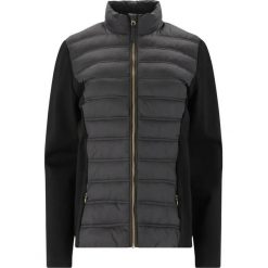 Damska kurtka puchowa Whistler Persle. Czarne kurtki WHISTLER, na zimę, bez wzorów, z puchu, eleganckie, bez kaptura. W wyprzedaży za 239.99 zł.