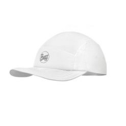 Czapka z daszkiem biegowa unisex Buff 5 Panels White ochrona UV. Białe czapki z daszkiem Buff, bez wzorów, sportowe. Za 119.99 zł.