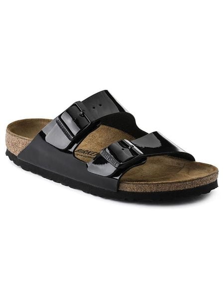 Birkenstock Klapki "Arizona" w kolorze czarnym rozmiar: 36. Czarne klapki Birkenstock, bez wzorów, klasyczne, z otwartym noskiem, bez obcasa, bez zapięcia. Za 288.52 zł.