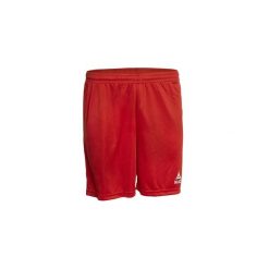 Spodenki piłkarskie dla dzieci Select Pisa czerwone. Czerwone szorty Select, bez wzorów, sportowe. W wyprzedaży za 67.00 zł.