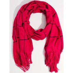 Szal z frędzlami - Czerwony. Szaliki i kominy marki B'TWIN. Za 49.99 zł.
