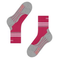 Skarpetki damskie Falke RU4 Endurance Reflect. Czerwone skarpetki Falke, bez wzorów. Za 153.50 zł.