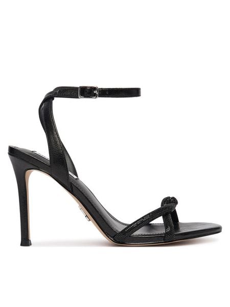 Steve Madden Sandały Jewells 11005283 Czarny. Czarne sandały Steve Madden, bez wzorów, ze skóry, bez obcasa, na szpilce, bez zapięcia. Za 360.99 zł.
