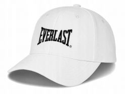 CZAPKA Z DASZKIEM EVERLAST bejsbolówka bawełna sportowa. Zielone czapki z daszkiem Everlast, bez wzorów, z bawełny, sportowe. Za 59.00 zł.