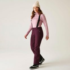 Damskie wodoodporne izolowane spodnie narciarskie Shrink. Fioletowe spodnie narciarskie Dare 2b, bez wzorów, narciarskie. Za 299.99 zł.