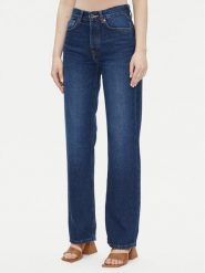 Pepe Jeans Jeansy Robyn PL204901 Niebieski Straight Fit. Niebieskie jeansy Pepe Jeans, bez wzorów, z bawełny. Za 329.99 zł.