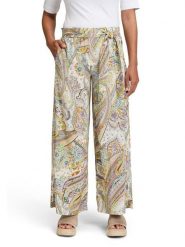 CARTOON Spodnie ze wzorem rozmiar: 44. Spodnie materiałowe Cartoon, bez wzorów, z materiału, z podwyższonym stanem. Za 130.99 zł.