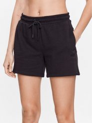 DKNY Sport Szorty sportowe DP3S4993 Czarny Regular Fit. Czarne szorty sportowe DKNY Sport, bez wzorów, z bawełny. Za 229.99 zł.