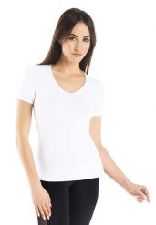 Koszulka T-shirt bawełniana Teyli Deko-V. Czarne t-shirty sportowe Teyli, s, bez wzorów, z bawełny, bez ramiączek, do biegania. Za 79.99 zł.