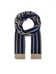 Tommy Hilfiger Szal Script AW0AW18869 Granatowy. Niebieskie szaliki i kominy Tommy Hilfiger, bez wzorów. Za 249.99 zł.