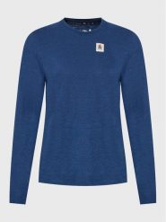 Maloja Bluzka Tavelam 34414-1-8581 Granatowy Modern Fit. Niebieskie bluzki Maloja, xs, bez wzorów, z bawełny, bez kołnierzyka, bez ramiączek. Za 219.99 zł.