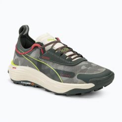 Buty do biegania damskie PUMA Voyage Nitro 3. Szare buty do biegania Puma, bez wzorów, z materiału, bez zapięcia, do biegania. Za 479.99 zł.