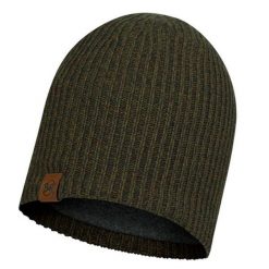 Czapka zimowa z podszewką z polaru Knitted&Fleece. Szare czapki zimowe Buff, bez wzorów, z polaru, sportowe. Za 81.99 zł.