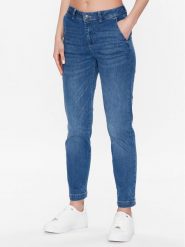 United Colors Of Benetton Jeansy 4NF1DF02U Niebieski Slim Fit. Niebieskie jeansy United Colors Of Benetton, bez wzorów, z bawełny. Za 199.99 zł.