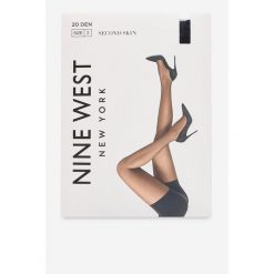Rajstopy Nine West. Czarne rajstopy Nine West, bez wzorów. Za 19.99 zł.