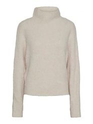 Pieces Sweter w kolorze kremowym rozmiar: S. Brązowe swetry Pieces, s, bez wzorów, ze splotem, bez ramiączek. Za 57.20 zł.