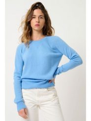 AUTHENTIC CASHMERE Kaszmirowy sweter "Etret" w kolorze błękitnym rozmiar: XL. Niebieskie swetry AUTHENTIC CASHMERE, xl, bez wzorów, z kaszmiru, bez ramiączek. Za 363.71 zł.