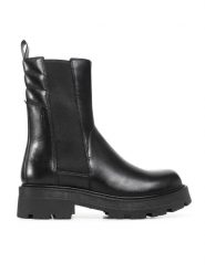 Vagabond Sztyblety Cosmo 2.0 4849-401-20 Czarny. Czarne botki Vagabond Shoemakers, bez wzorów, ze skóry, bez obcasa, na płaskiej podeszwie, bez zapięcia. Za 419.99 zł.