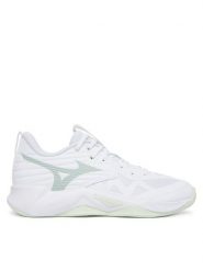 Mizuno Buty halowe Wave Momentum Pro V1GC2540 Biały. Białe buty treningowe Mizuno, bez wzorów, z materiału, bez zapięcia. Za 469.99 zł.
