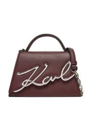 KARL LAGERFELD Torebka A1W30038 Bordowy. Czerwone torebki klasyczne KARL LAGERFELD, bez wzorów, ze skóry, bez dodatków. Za 1,039.00 zł.