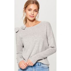 Miękki sweter z domieszką wełny - Jasny szar. Swetry marki GEOLOGIC. Za 89.99 zł.