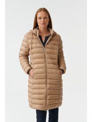 TATUUM Płaszcz puchowy w kolorze beżowym rozmiar: 36. Brązowe płaszcze Tatuum, bez wzorów, z puchu, bez kaptura. Za 456.87 zł.